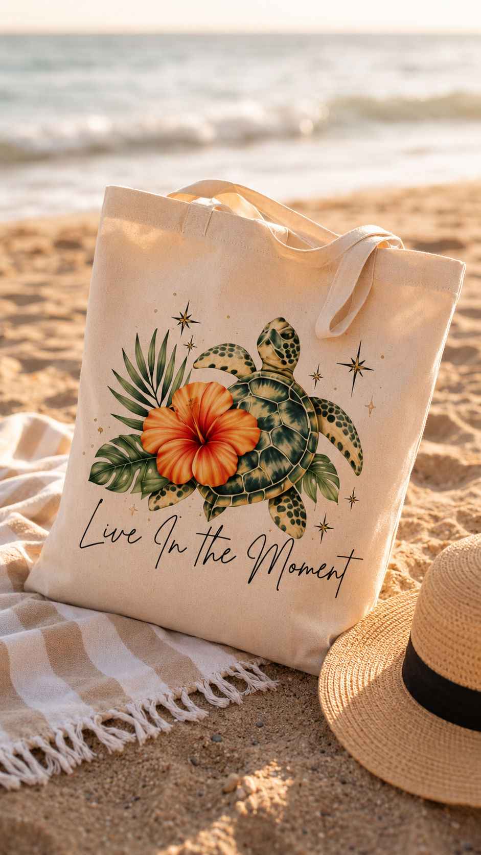 Tote Bag "Live in the Moment"