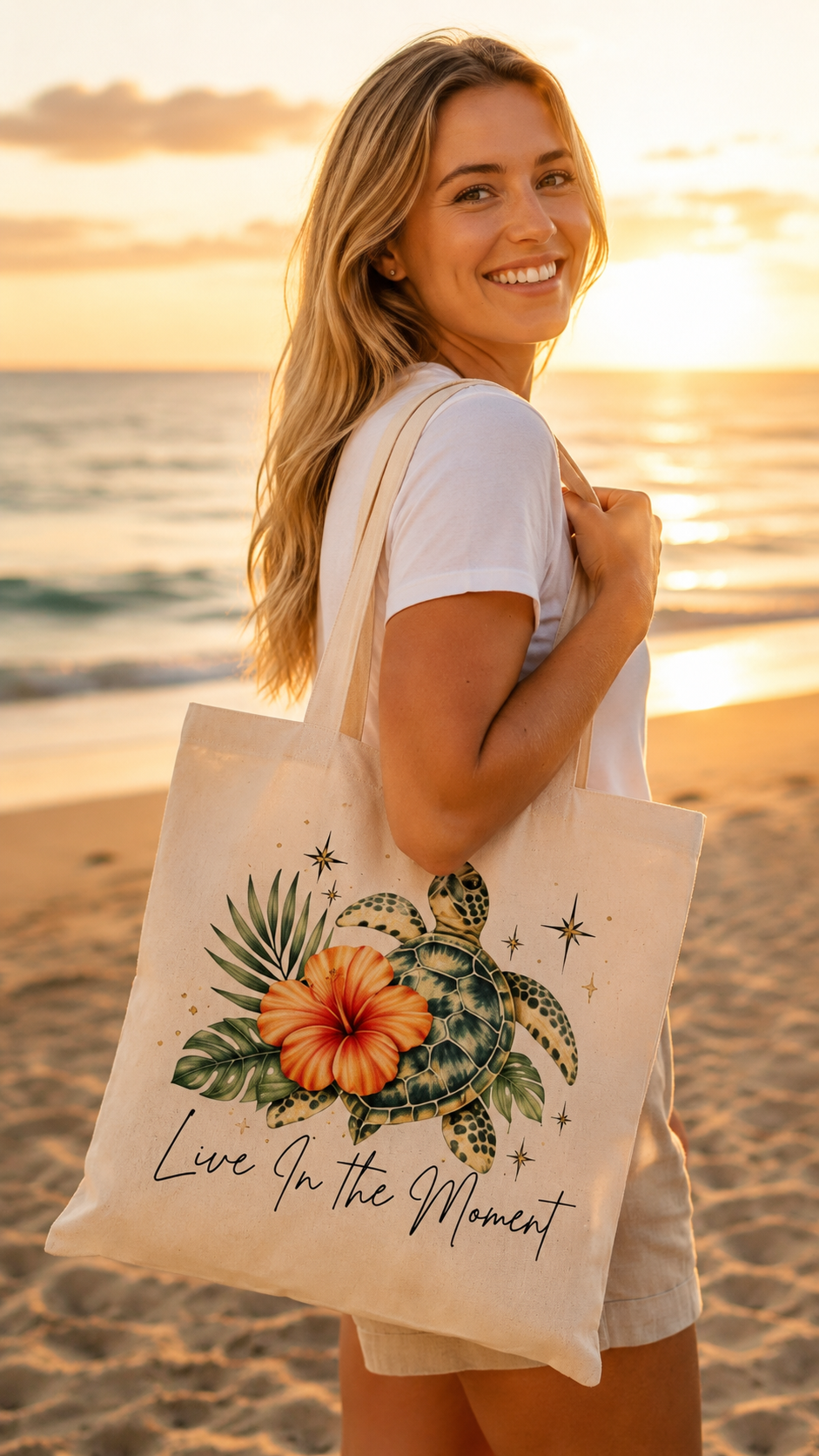 Tote Bag "Live in the Moment"