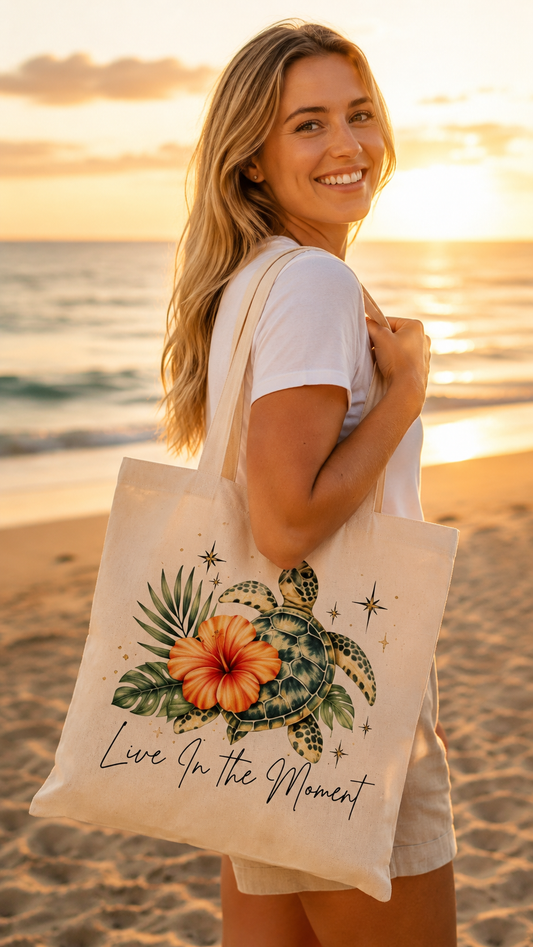 Tote Bag "Live in the Moment"