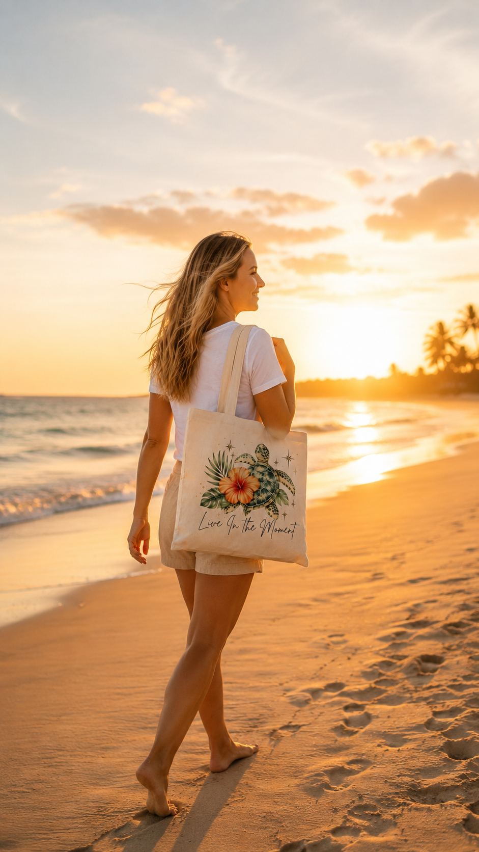 Tote Bag "Live in the Moment"