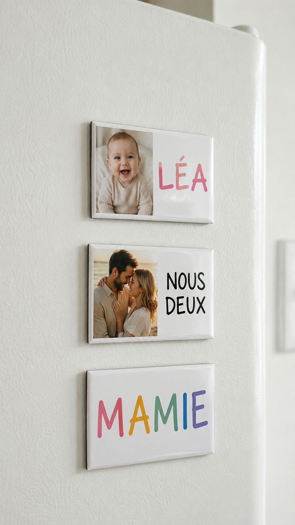 Magnet personnalisé – Prénom ou photo au choix