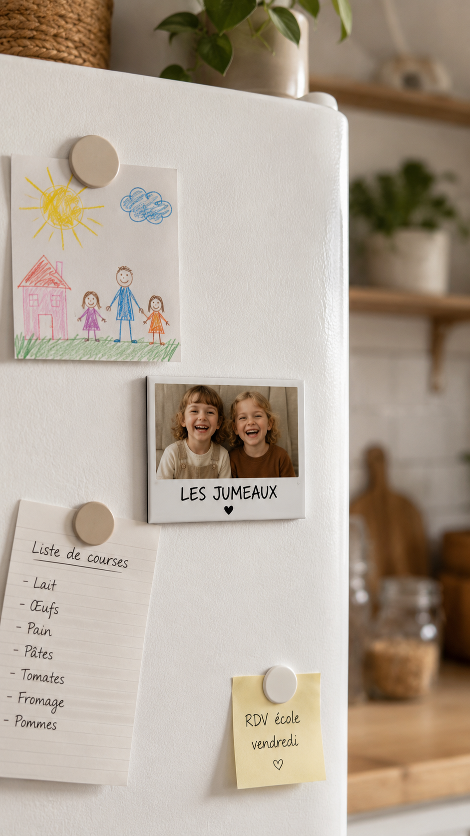 Magnet personnalisé – Prénom ou photo au choix