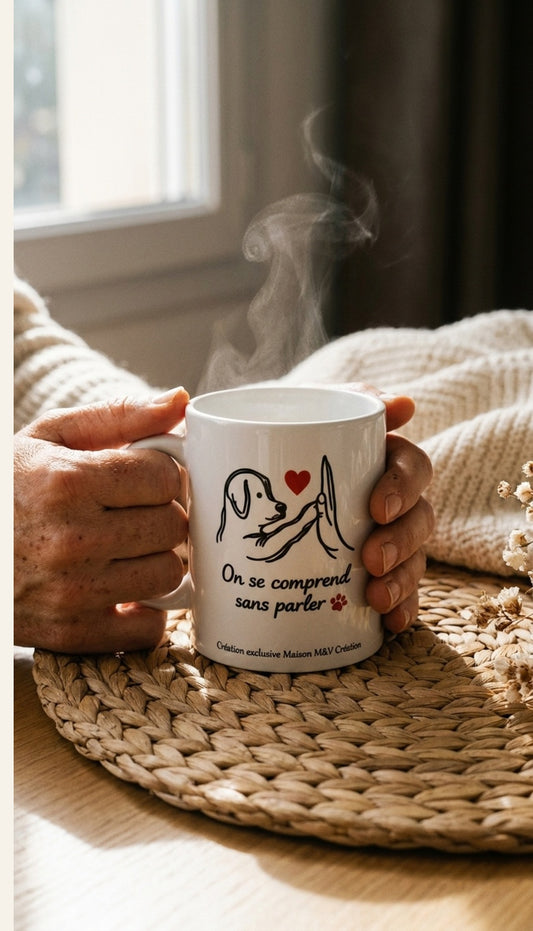 Mug Solidaire – On se comprend sans parler 🐾