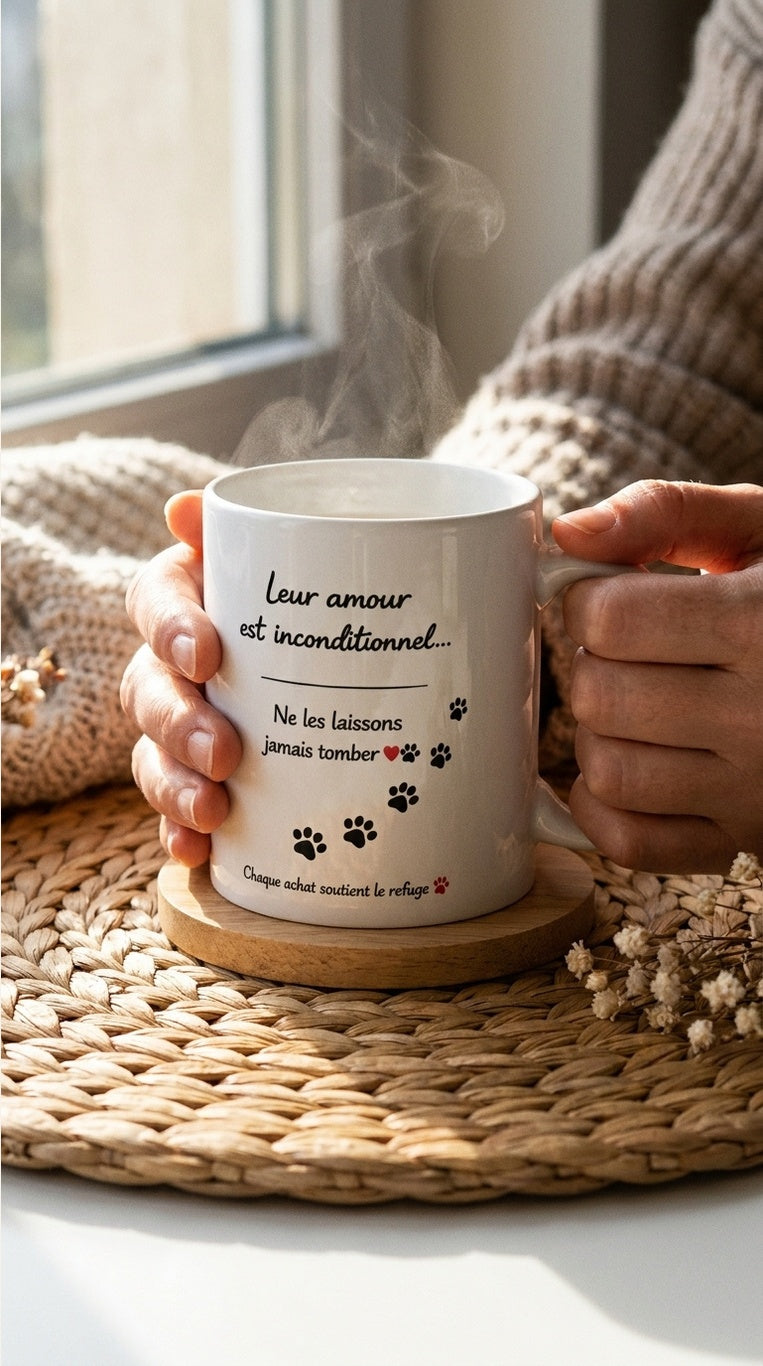 Mug Solidaire – On se comprend sans parler 🐾